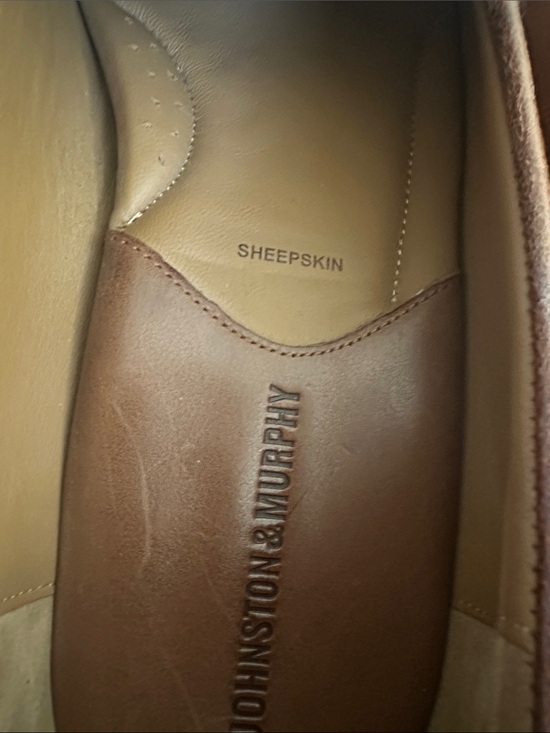 Johnston & Murphy Classic Leather Penny Loafer in Brown Contrast Stitching 10.5 main image 5